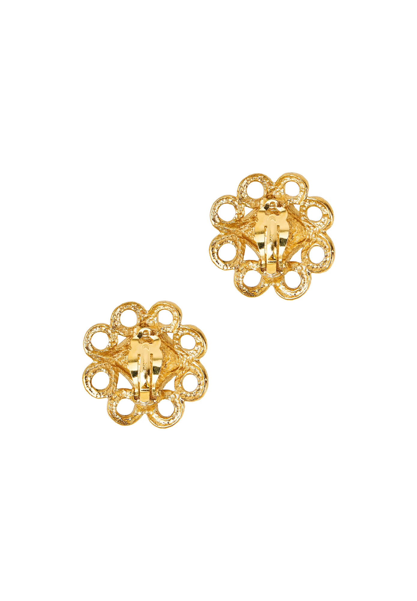 Vintage Yves Saint Laurent Clip-On Earrings
