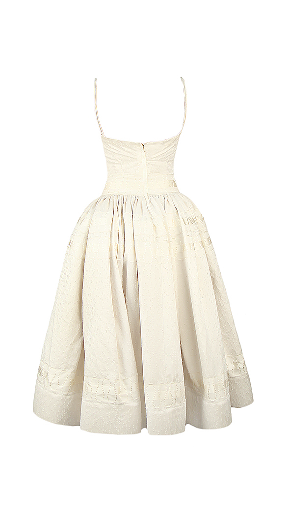 Rochas Ivory Summer Dress