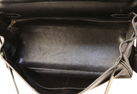 Hermès Kelly 28 Noir Box Retourne Bag