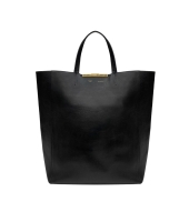 Céline Cabas Black Leather Tote Bag