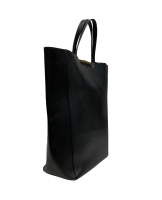 Céline Cabas Black Leather Tote Bag