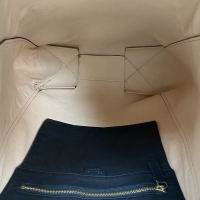 Céline Cabas Black Leather Tote Bag