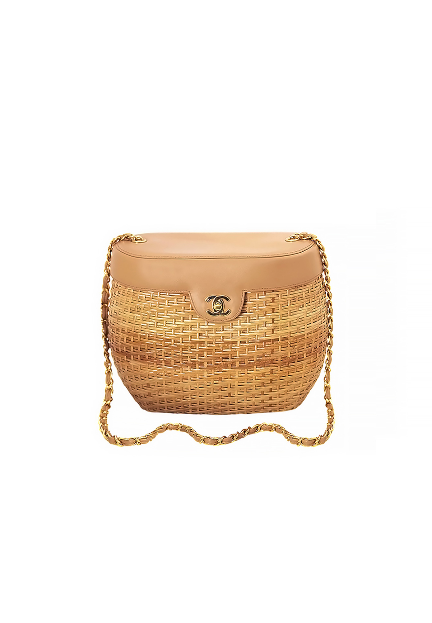 Chanel Medium Straw Handbag