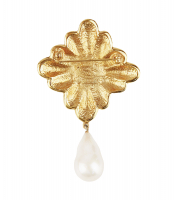 Chanel Pearl Pendant Brooch