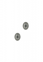 Chanel Oval Clip-On Earrings