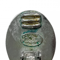 Chanel Oval Clip-On Earrings