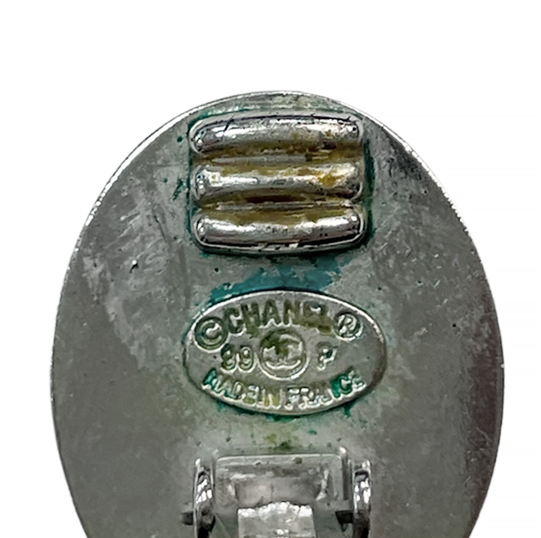 Chanel Oval Clip-On Earrings