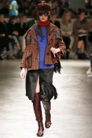 Brown Prada Suit with Fringe