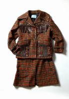 Brown Prada Suit with Fringe