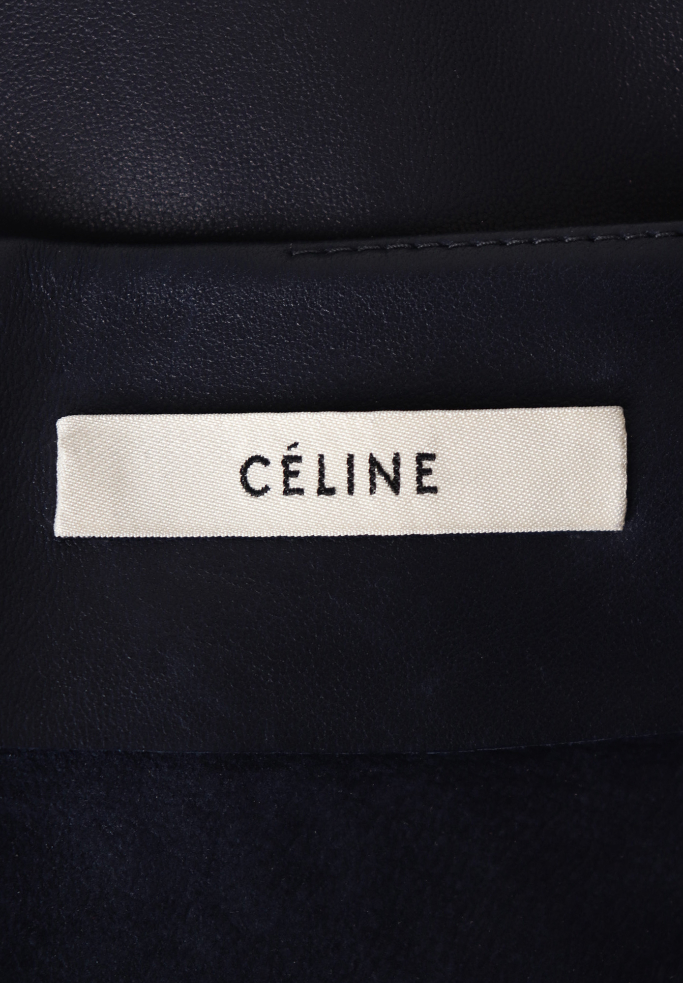 Céline Leather Skirt
