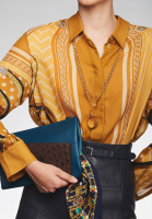 Céline Leather Skirt