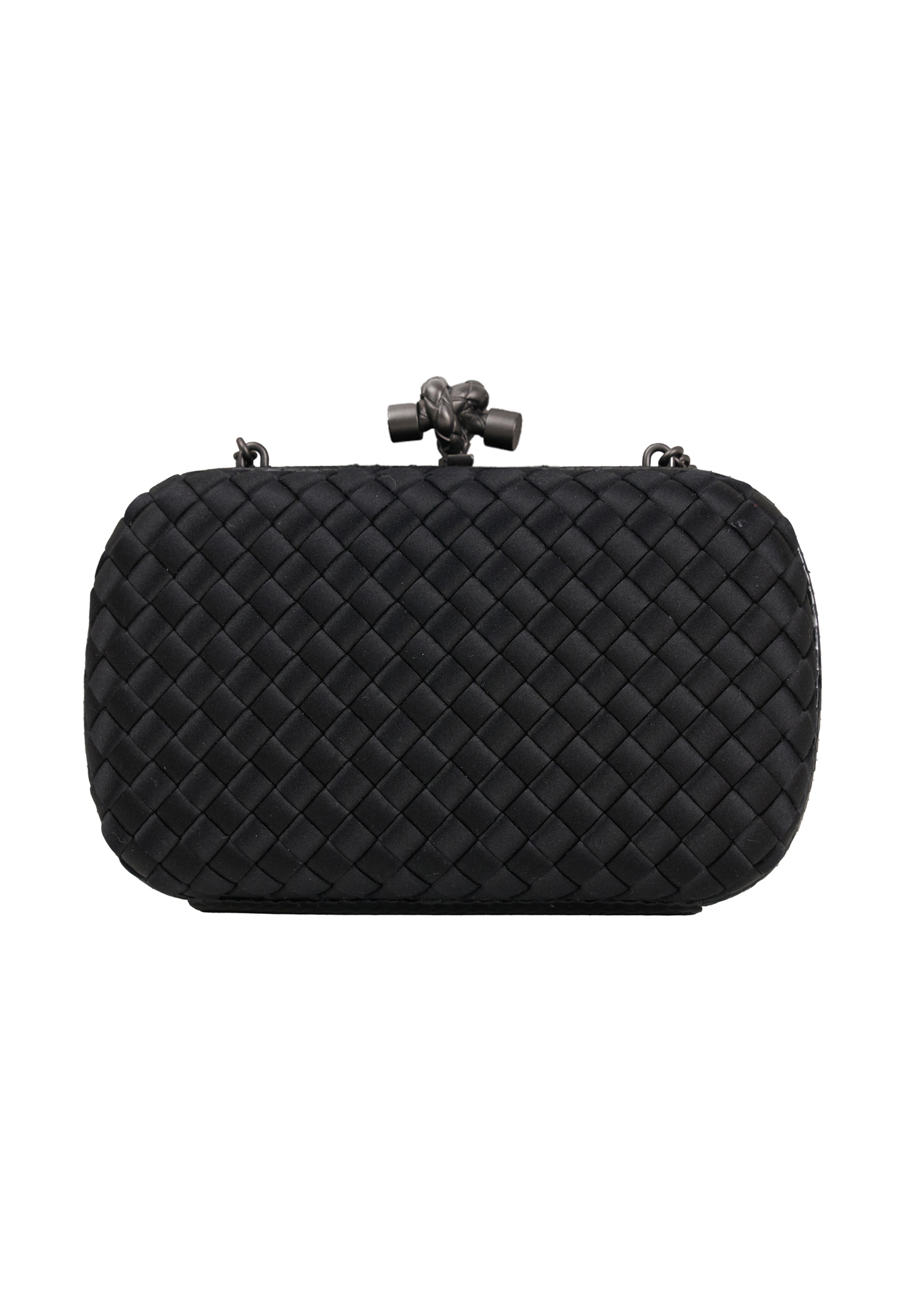 Bottega Veneta Knot Black Clutch