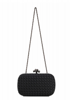 Bottega Veneta Knot Black Clutch