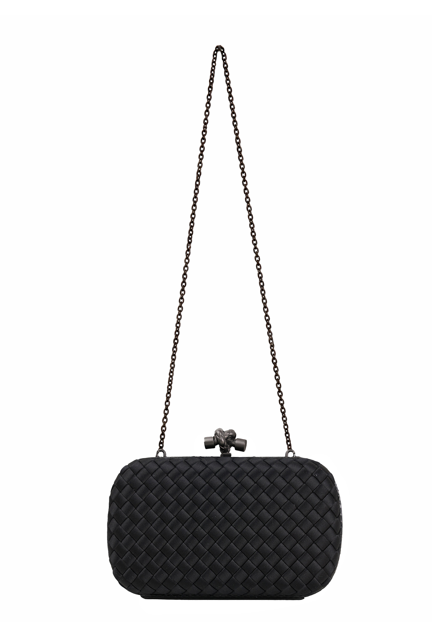 Bottega Veneta Knot Black Clutch