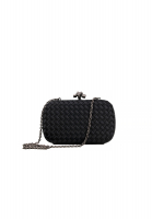 Bottega Veneta Knot Black Clutch