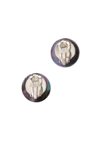 Chanel Mother-of-pearl Clips With Crystals