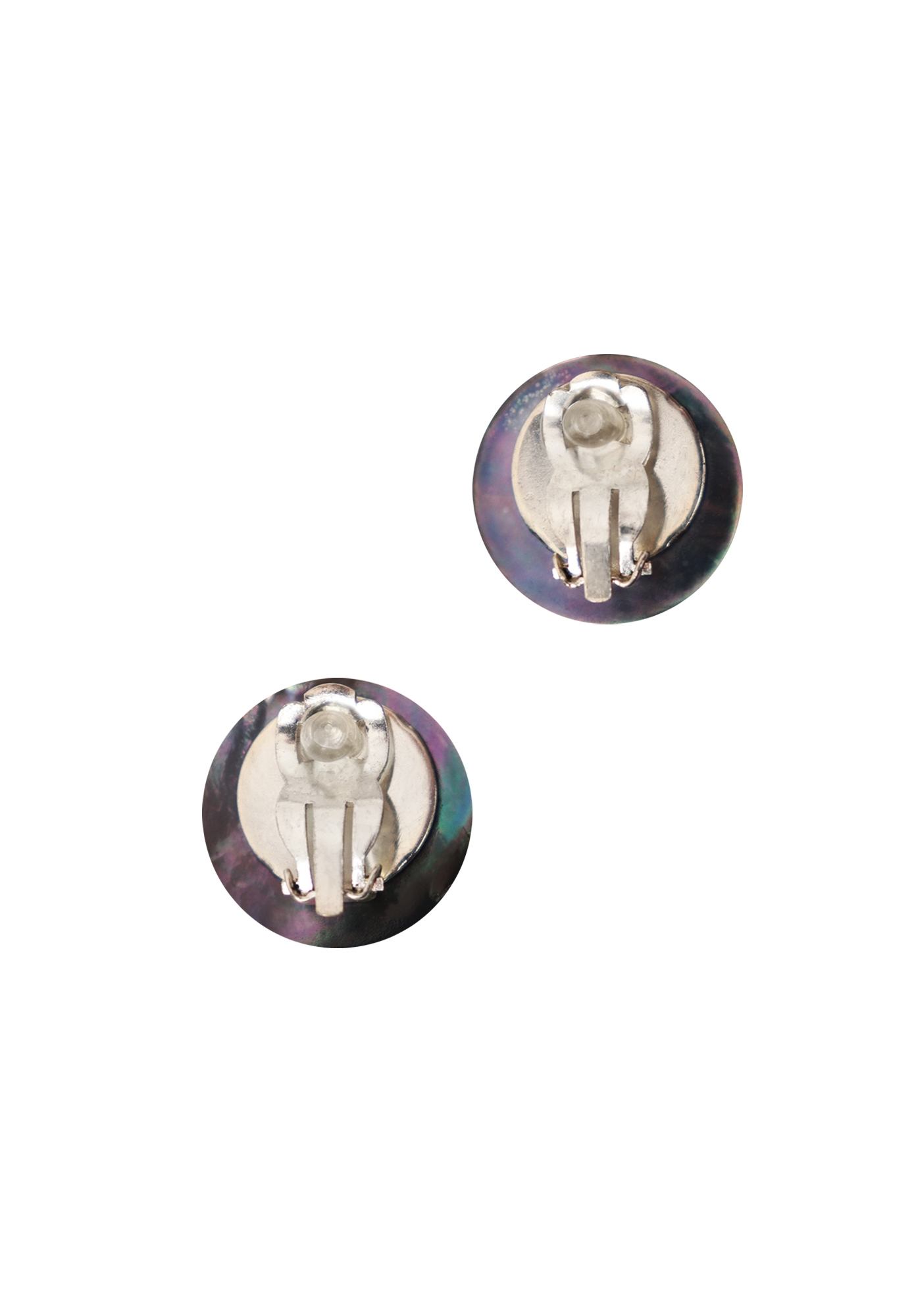 Chanel Mother-of-pearl Clips With Crystals