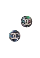 Chanel Mother-of-pearl Clips With Crystals