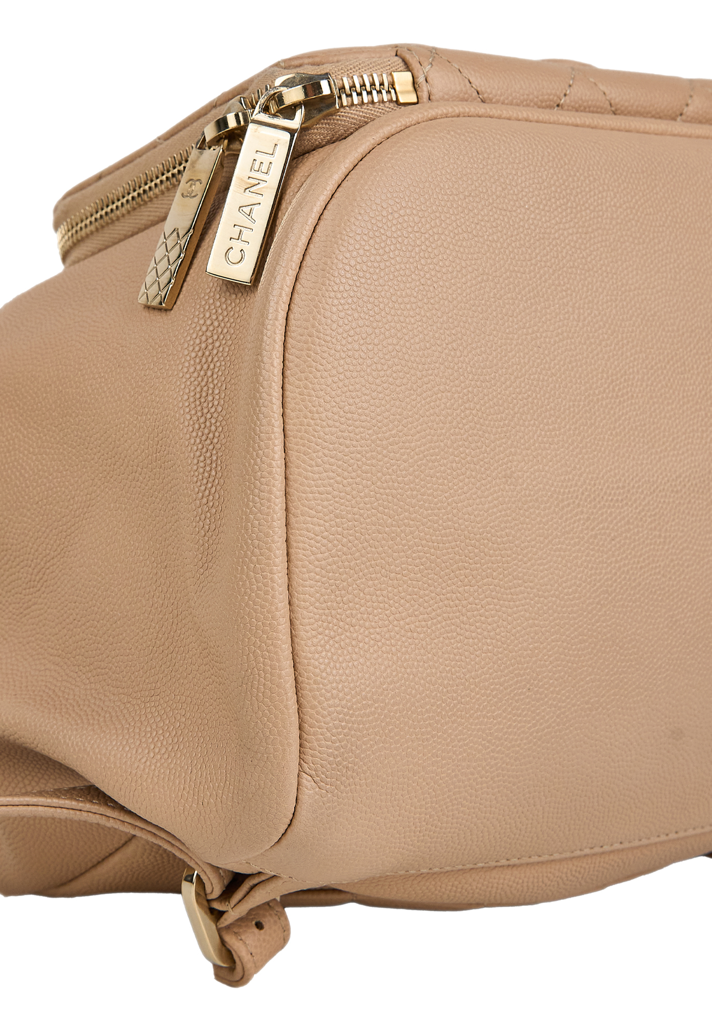 Chanel Business Affinity Beige Caviar Backpack