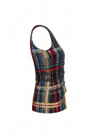 Chanel Paris-Dubai Plaid Vest