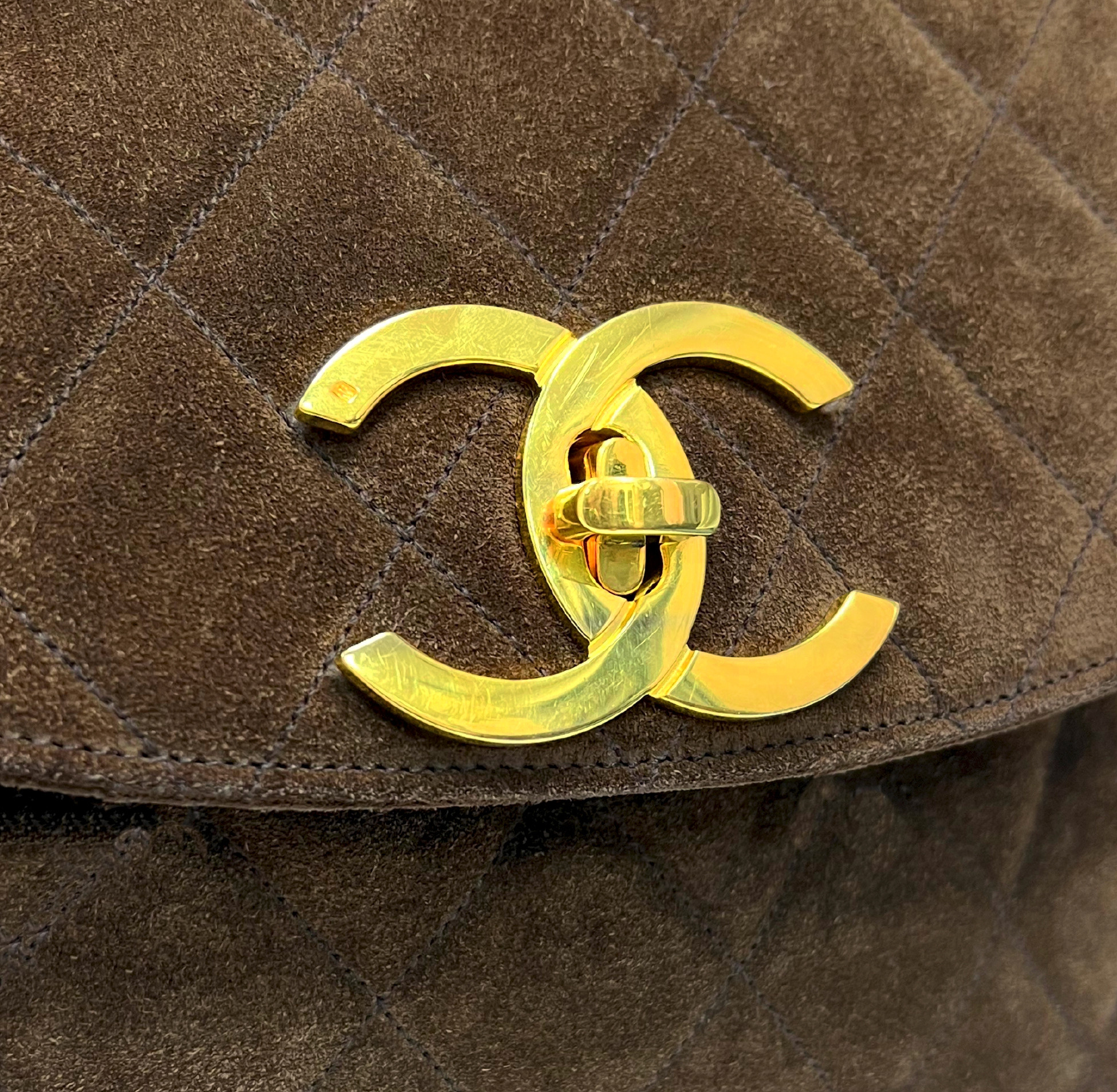 Chanel Suede Backpack