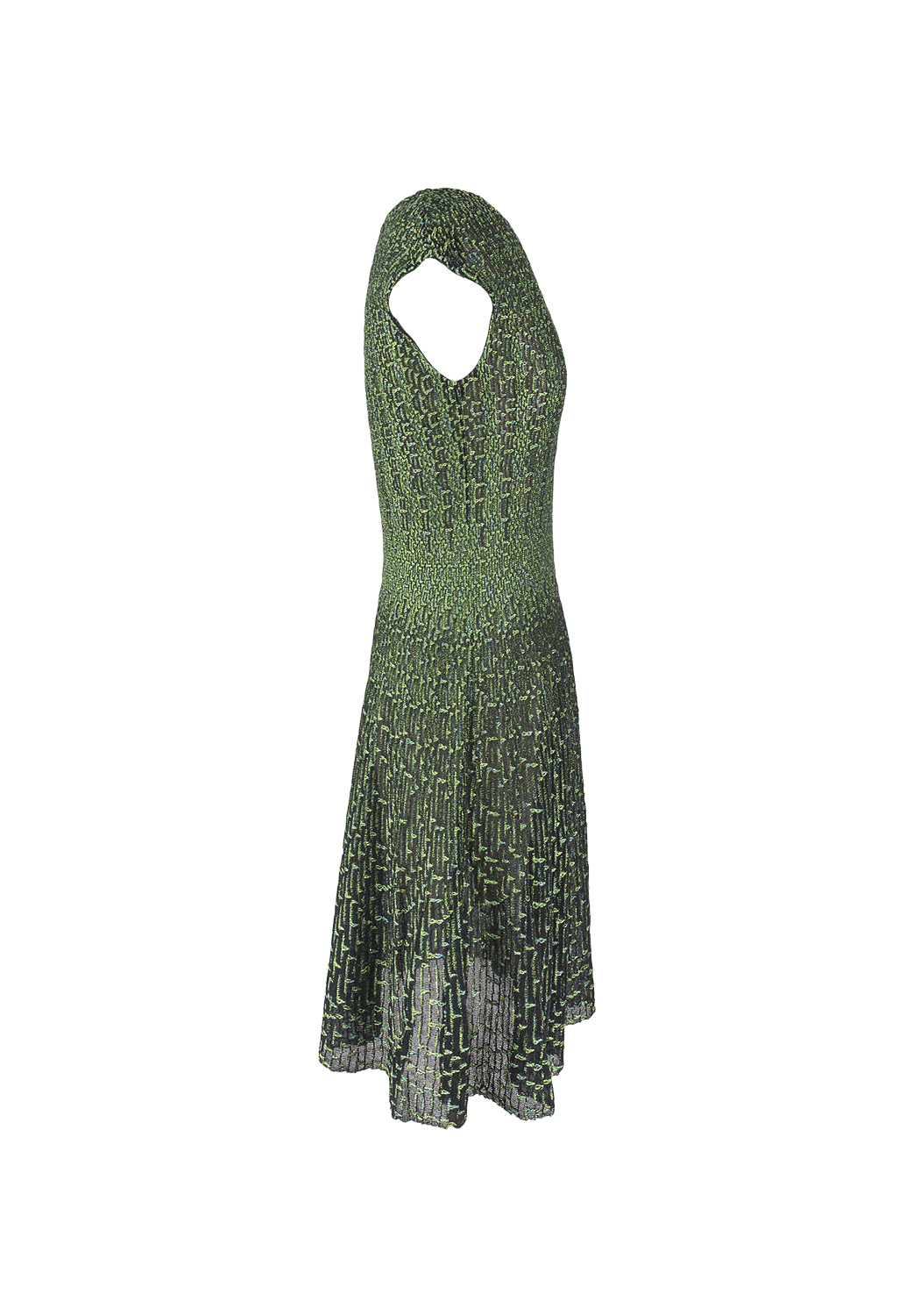 Christian Dior Green Mesh Dress