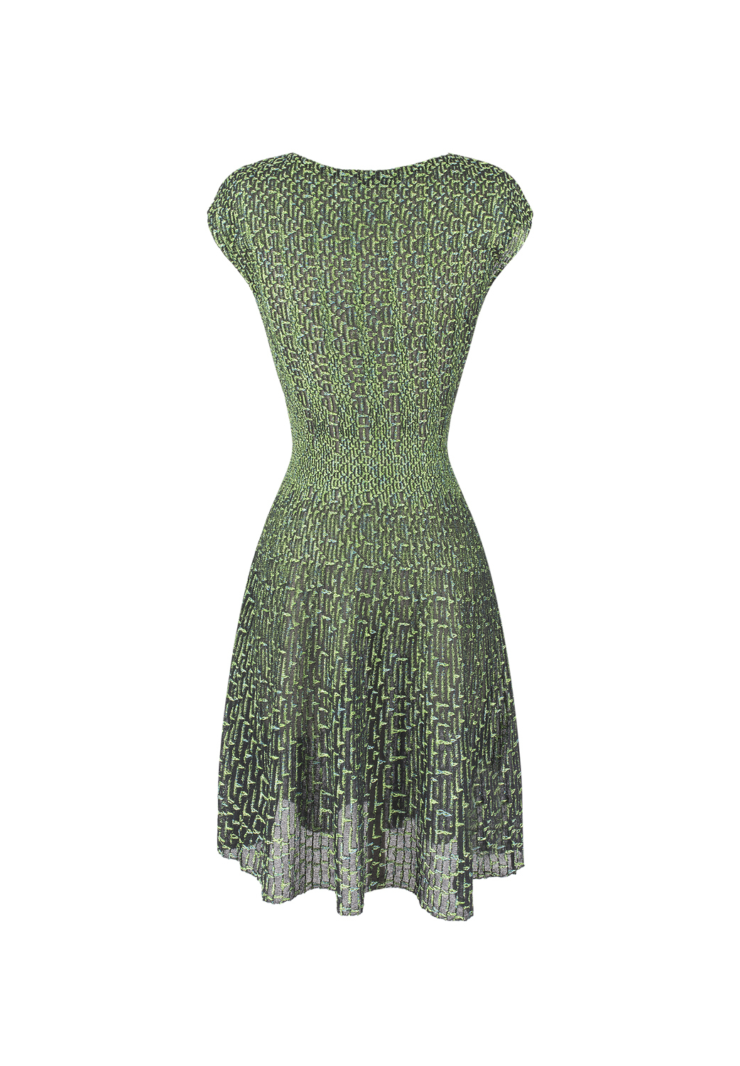 Christian Dior Green Mesh Dress