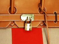 Hermès HAC Flag Birkin 50 Naturel Barenia And Canvas Bag