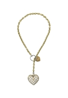 Lanvin Heart Neclace with Crystals