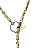 Lanvin Heart Neclace with Crystals