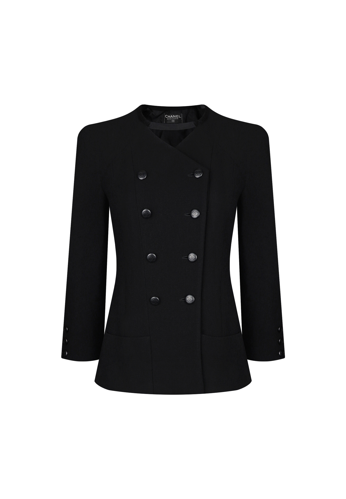 Chanel Evening Jacket With Satin Braid