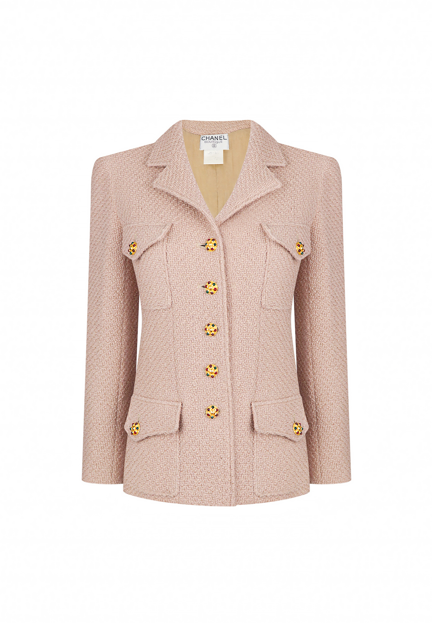 Chanel Evening Jacket With Gripoix Buttons