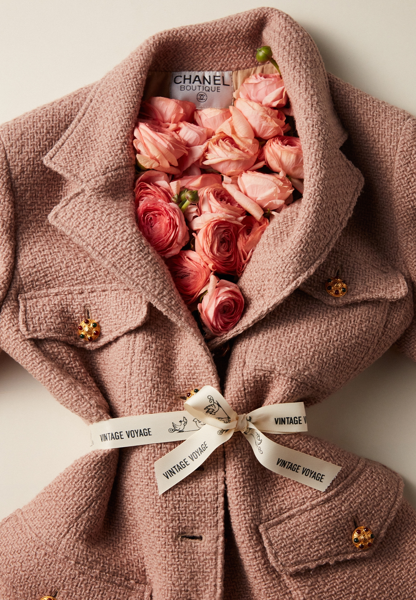 Chanel Evening Jacket With Gripoix Buttons