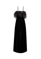 Valentino Black Velvet Evening Dress