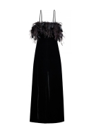 Valentino Black Velvet Evening Dress
