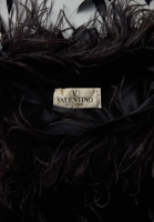 Valentino Black Velvet Evening Dress