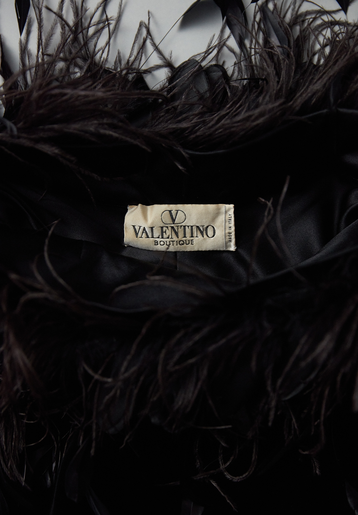 Valentino Black Velvet Evening Dress