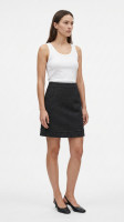 Chanel Dark Gray Buttons Skirt