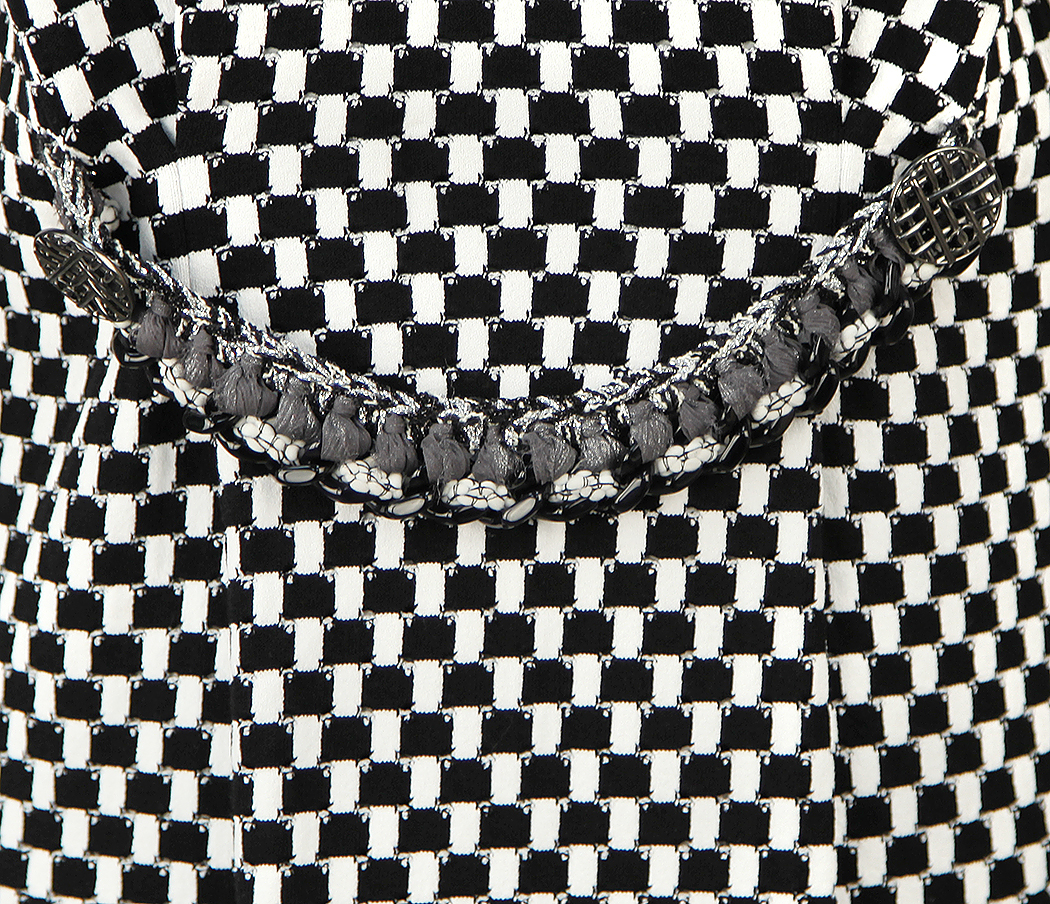 Chanel Chess Dress and Jacket Suit