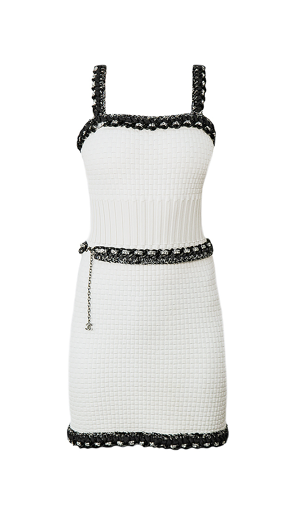 Chanel Chess Dress and Jacket Suit