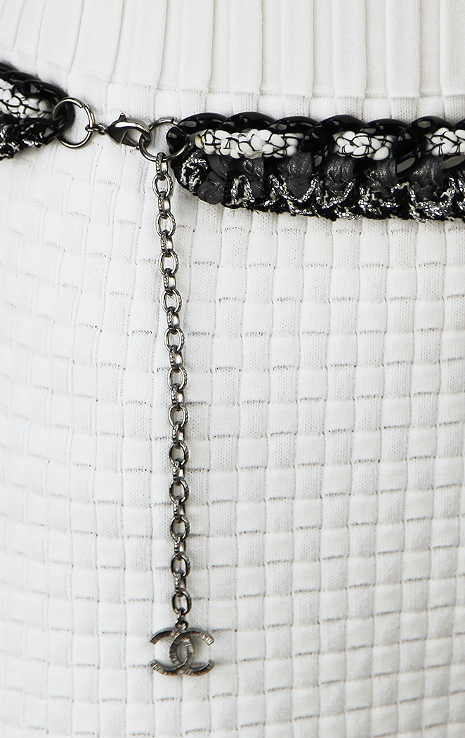 Chanel Chess Dress and Jacket Suit