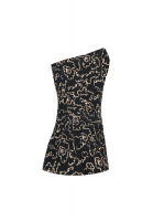 Dark Blue Chanel Corset