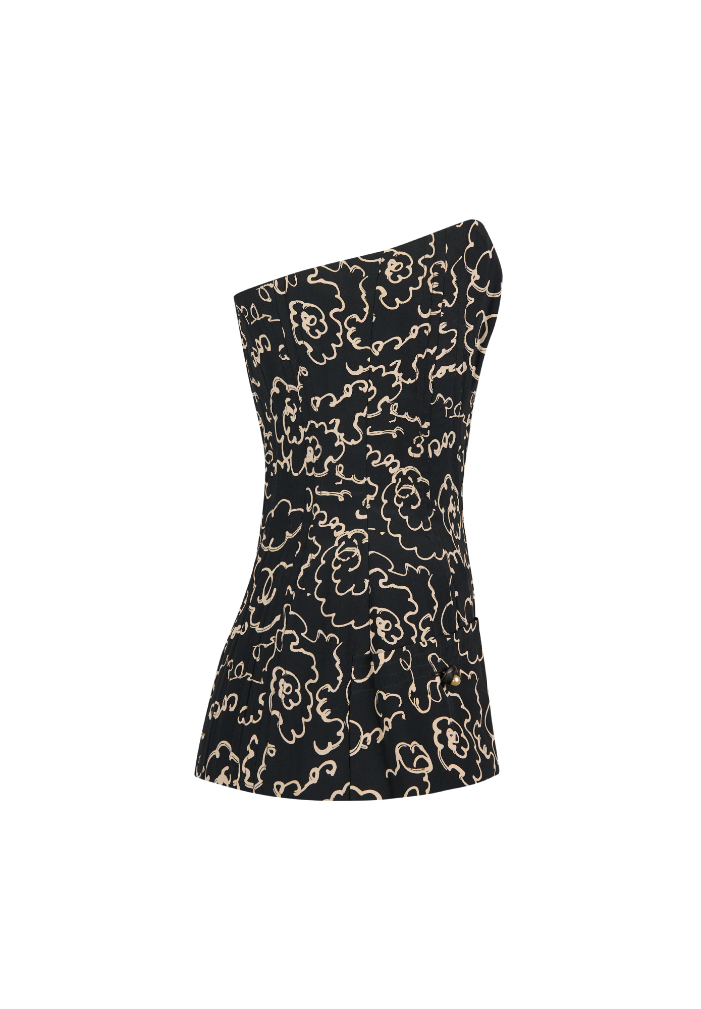 Dark Blue Chanel Corset