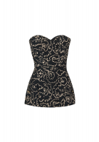 Dark Blue Chanel Corset