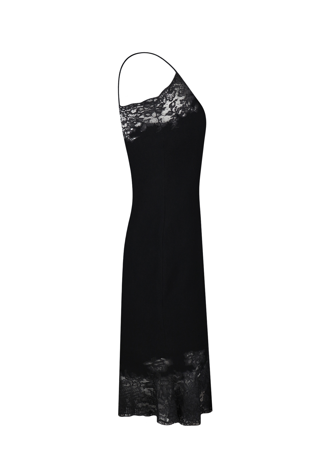 Christian Dior Black Dress With Lace