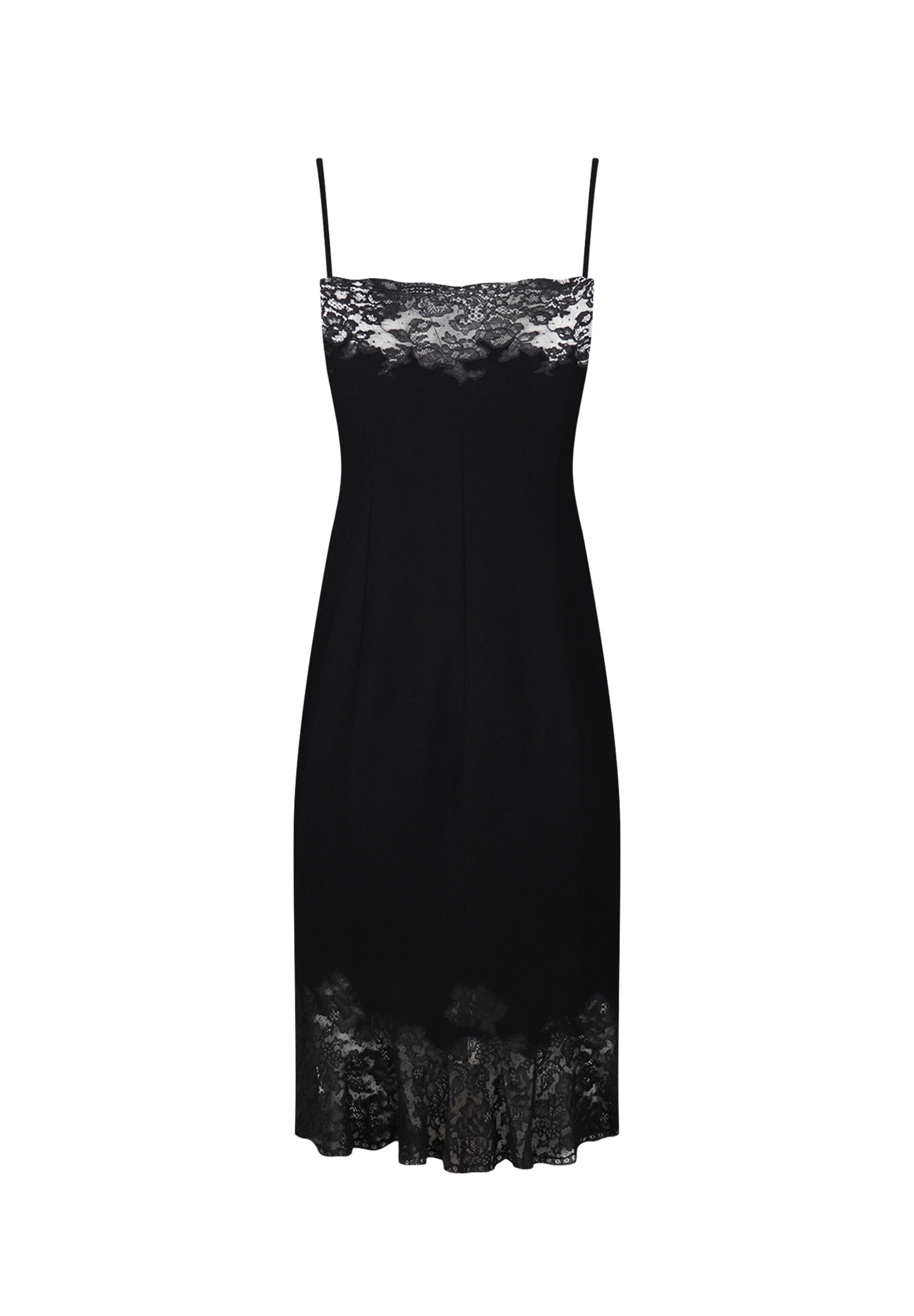 Christian Dior Black Dress With Lace
