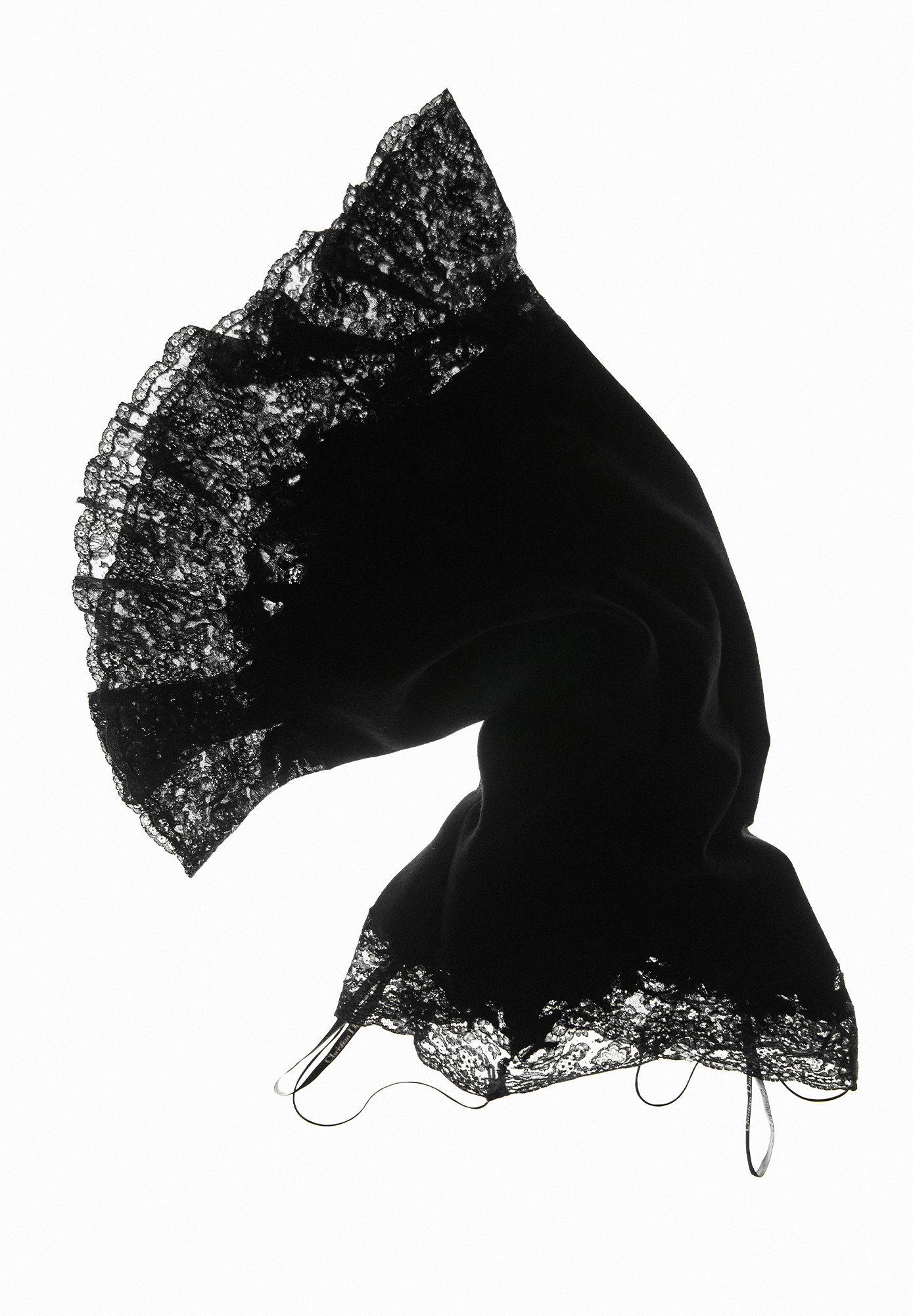 Christian Dior Black Dress With Lace