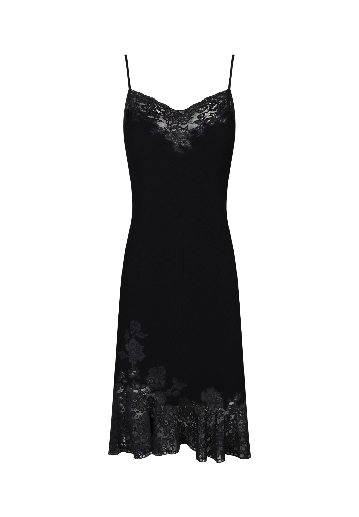 Christian Dior Black Dress With Lace