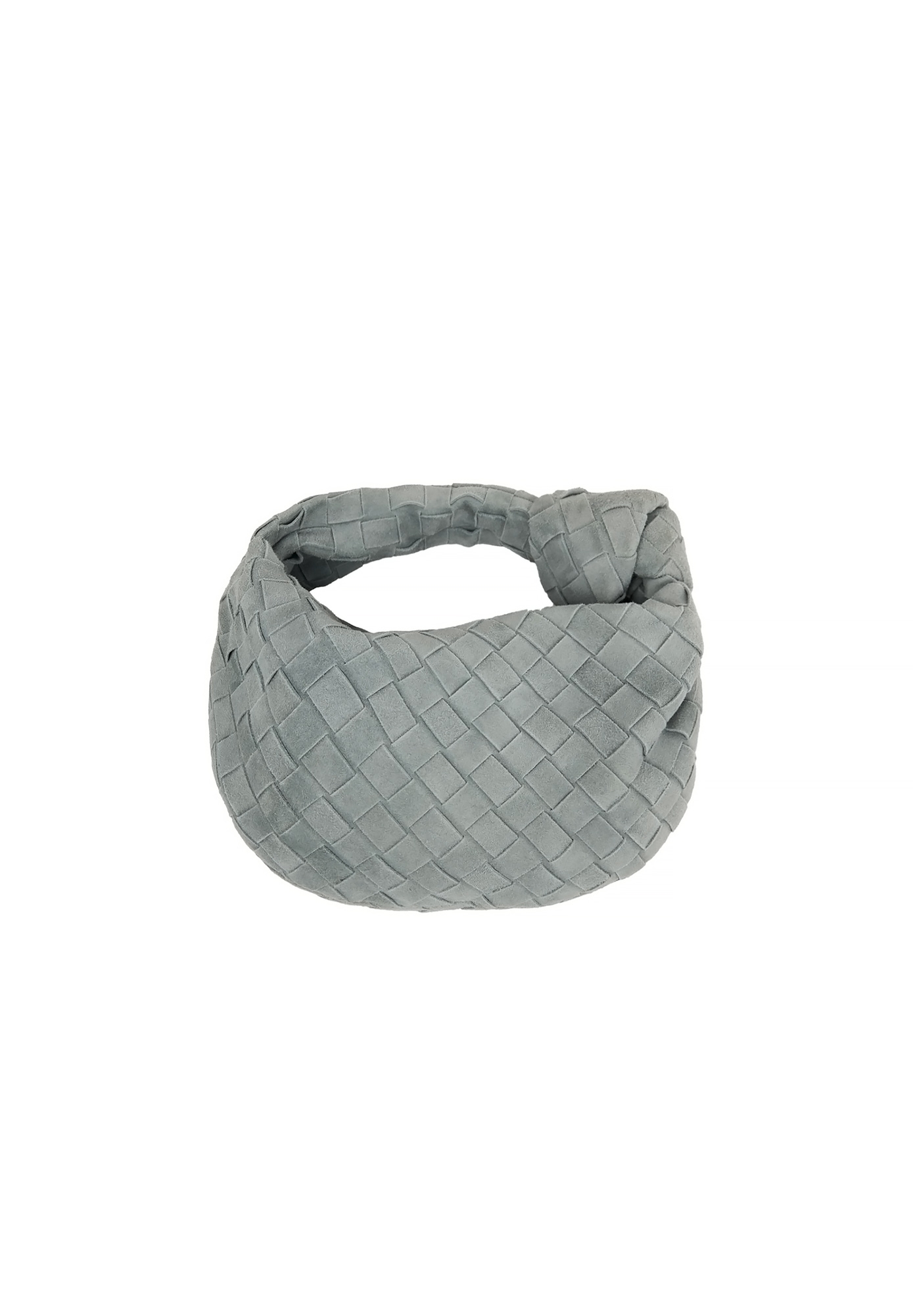 Bottega Veneta Jodie Mini Gray Suede Bag 