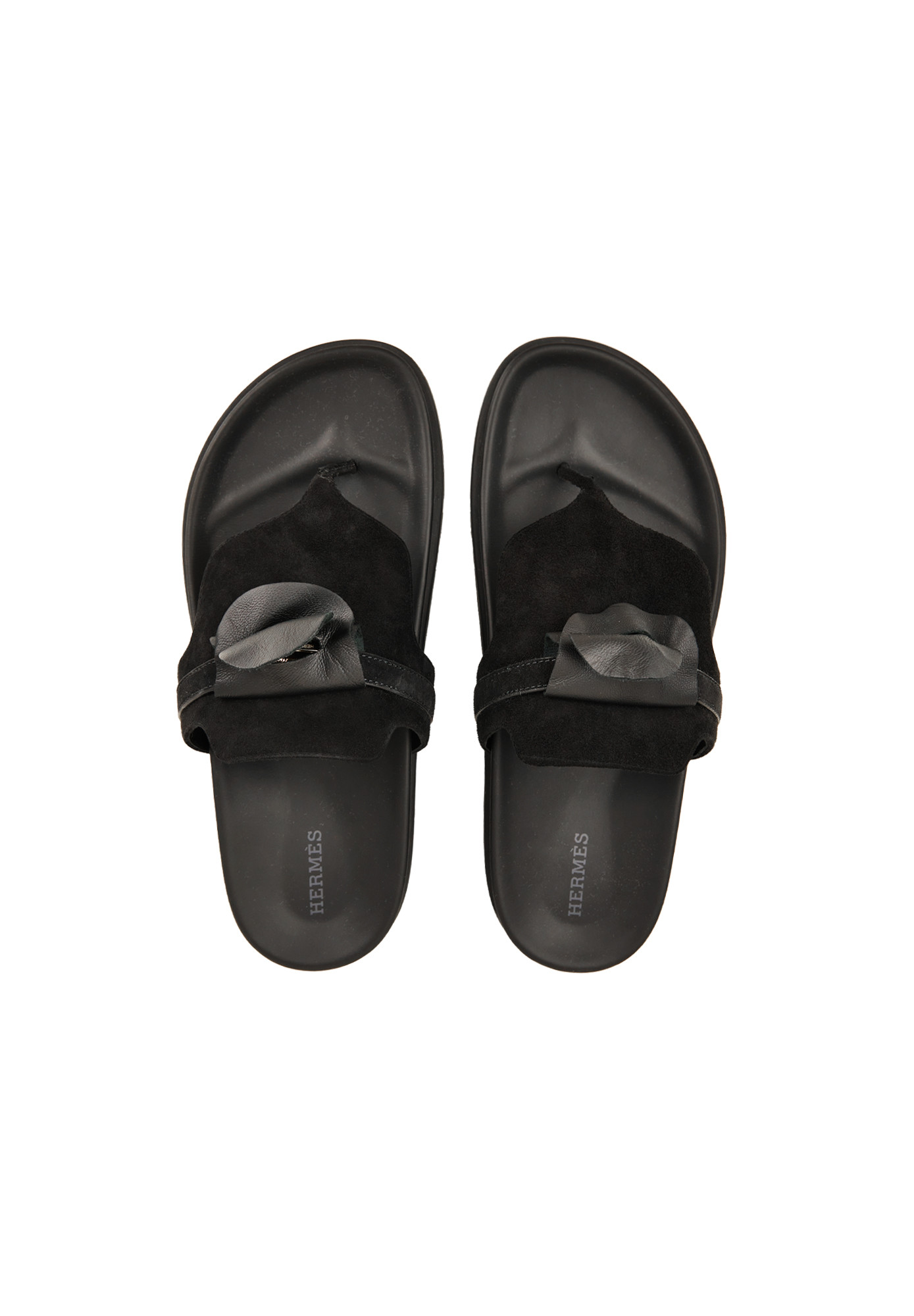 Hermès Leather Sandals With A Lock